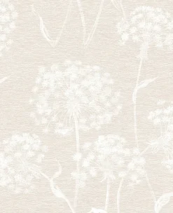 Brewster 2836-24578 Horatio Cream Dandelion Wallpaper