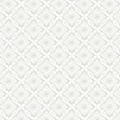 Brewster 3122-10700 Hugson Grey Quilted Damask Wallpaper> Florals