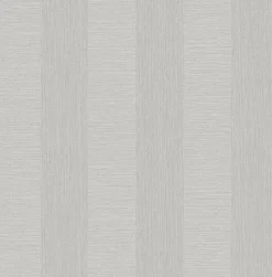 Brewster 2896-25305 Intrepid Grey Textured Stripe Wallpaper> Damask, Trellis & Geometrics