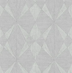Brewster 2896-25333 Intrinsic Grey Textured Geometric Wallpaper Discount