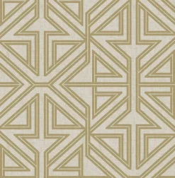 Brewster/ASP 2975-26229 Kachel Gold Geometric Wallpaper Best