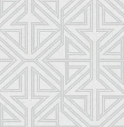 Brewster/ASP 2975-26227 Kachel Grey Geometric Wallpaper> Florals