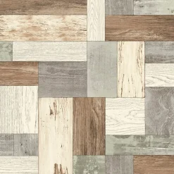 Brewster/ASP 2922-25385 Keaton Light Blue Distressed Wood Wallpaper> Brick, Stone & Wood