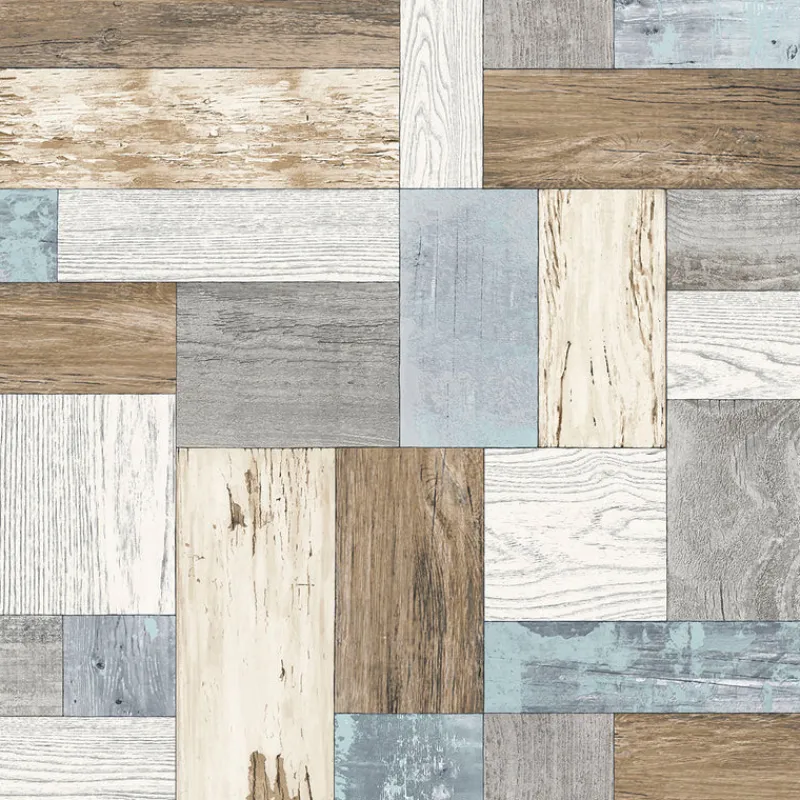 Brewster/ASP 2922-25384 Keaton Multicolor Distressed Wood Wallpaper Discount