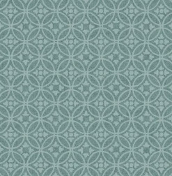 Brewster/ASP 2970-26133 Larsson Teal Ogee Wallpaper