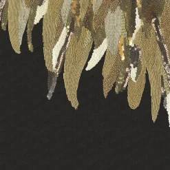 Brewster 307408 Left Fancy Feather Black Wall Mural> Novelty