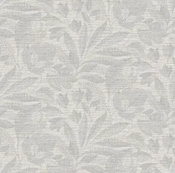 Brewster/ASP 2971-86152 Lei Silver Etched Leaves Wallpaper> Architectural