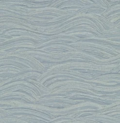 Brewster/ASP 2971-86365 Leith Blue Zen Waves Wallpaper> Florals