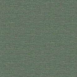 Brewster/ASP 2971-86185 Lela Green Faux Linen Wallpaper> Damask, Trellis & Geometrics