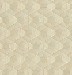 Brewster/ASP 2972-86114 Linzhi Metallic Abaca Grasscloth Inlay Wallpaper> Damask, Trellis & Geometrics