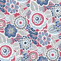 Brewster/ASP 2903-25868 Lucy Red Floral Wallpaper> Architectural
