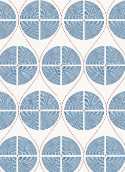 Brewster/ASP 2901-25424 Luminary Blue Ogee Wallpaper Online