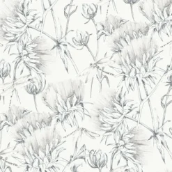 Brewster/ASP 2973-90402 Mariell Grey Dragonfly Wallpaper> Contemporary & Modern