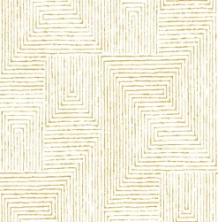 Brewster/ASP 2964-25957 Merritt Honey Geometric Wallpaper> Florals