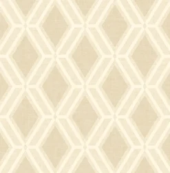 Brewster 4025-82539 Mersenne Beige Geometric Wallpaper Online