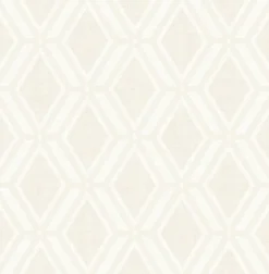 Brewster 4025-82543 Mersenne Taupe Geometric Wallpaper> Florals