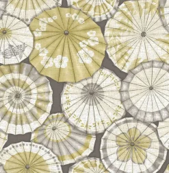 Brewster/ASP 2764-24358 Mikado Ochre Parasol Wallpaper> Damask, Trellis & Geometrics