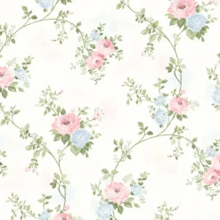 Brewster 3117-79105 Mimosa Pastel Trail Wallpaper> Architectural
