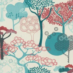 Brewster 4035-539950 Misaki Red Trees Wallpaper Best