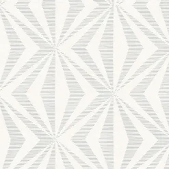 Brewster 4025-82548 Monge Silver Geometric Wallpaper Online