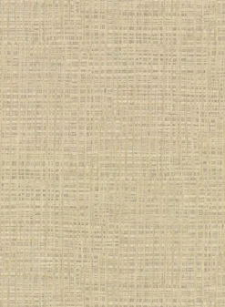 Brewster 2921-50906 Montgomery Khaki Faux Grasscloth Wallpaper> Damask, Trellis & Geometrics