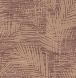 Brewster 2766-24403 Motmot Burgundy Palm Wallpaper> Architectural