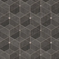 Brewster 4082-382024 Muir Chocolate Geo Wallpaper Outlet