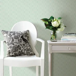 Brewster 3117-24176 Napa Mint Geometric Wallpaper Online