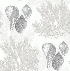 Brewster/ASP 2927-81205 Nauset Cream Seashell Shores Wallpaper> Damask, Trellis & Geometrics