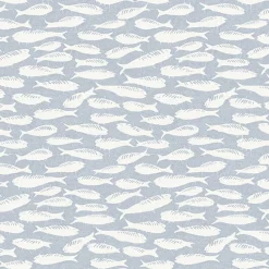 Brewster 3122-10512 Nunkie Denim Sardine Wallpaper> Animals & Insects