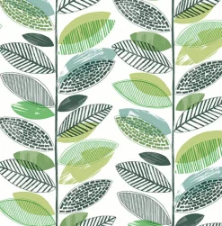 Brewster 2904-25681 Nyssa Green Leaves Wallpaper New