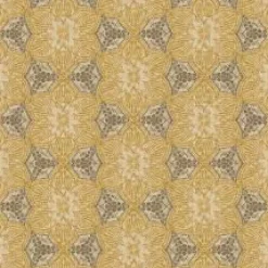 Brewster 376095 Ochre Boho Flower Wallpaper Mural> Contemporary & Modern