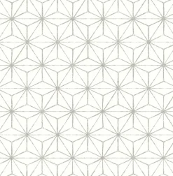 Brewster/ASP 2764-24310 Orion Grey Geometric Wallpaper Outlet