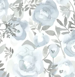 Brewster/ASP 2903-25841 Orla Blue Floral Wallpaper Discount