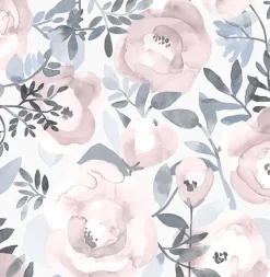 Brewster/ASP 2903-25840 Orla Purple Floral Wallpaper Discount