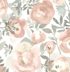 Brewster/ASP 2903-25838 Orla Rose Floral Wallpaper> Architectural