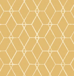 Brewster/ASP 2889-25253 Osterlen Yellow Trellis Wallpaper New