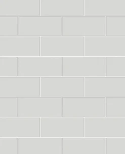 Brewster 2766-23752 Parkway Light Grey Subway Tile Wallpaper> Damask, Trellis & Geometrics