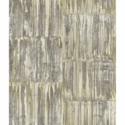 Brewster/ASP 2540-24065 Patina Panels Yellow Metal Wallpaper Sale