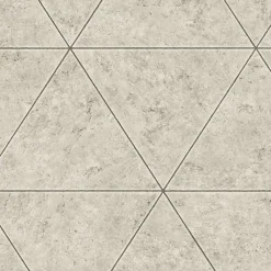 Brewster/ASP 2540-24014 Polished Concrete Off-White Geometric Wallpaper> Florals