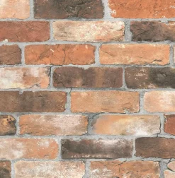 Brewster/ASP 2922-22300 Rustin Rust Reclaimed Bricks Wallpaper Discount