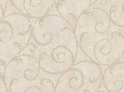 Brewster 2830-2739 Sansa Beige Plaster Scroll Wallpaper> Damask, Trellis & Geometrics