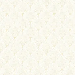 Brewster 3120-13653 Santiago Yellow Scalloped Wallpaper> Florals