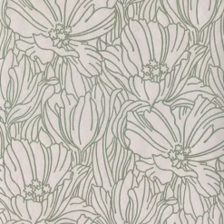 Brewster/ASP 2970-87355 Selwyn Flock Sage Floral Wallpaper> Architectural