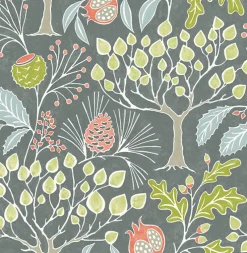 Brewster/ASP 2903-25831 Shiloh Grey Botanical Wallpaper Online