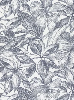 Brewster 2910-2741 Simone Denim Tropical Wallpaper Outlet