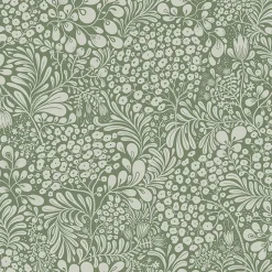 Brewster/ASP 2932-65125 Siv Dark Green Botanical Wallpaper Outlet