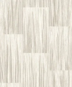 Brewster 4020-85707 Soren Taupe Striated Plank Wallpaper Outlet