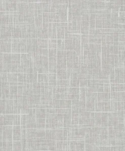 Brewster 2830-2753 Stannis Grey Linen Texture Wallpaper> Damask, Trellis & Geometrics