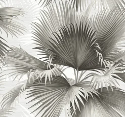 Brewster/ASP 2927-40100 Summer Palm Charcoal Tropical Wallpaper New